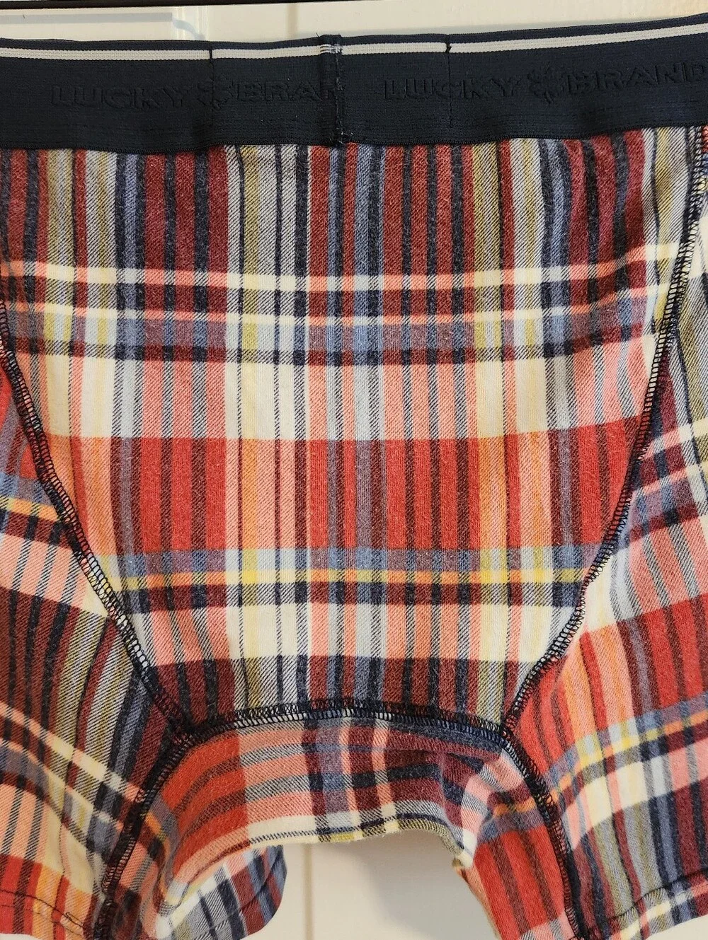 💪Lucky Brand💪 Multicolor Plaid Boxer Brief
